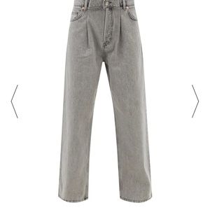 RAEY baggy fold jeans